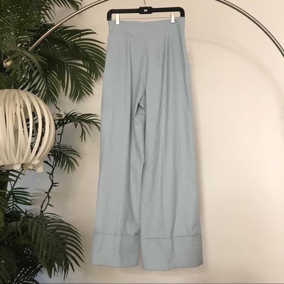 Zara Pants - Zara Light Blue Wide Leg Trousers